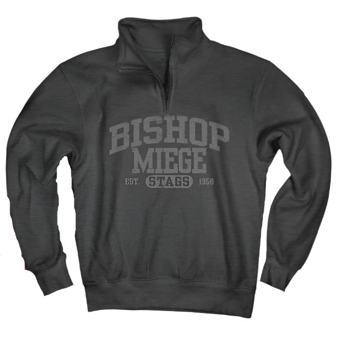 1/4 Zips - 2 Tone Charcoal