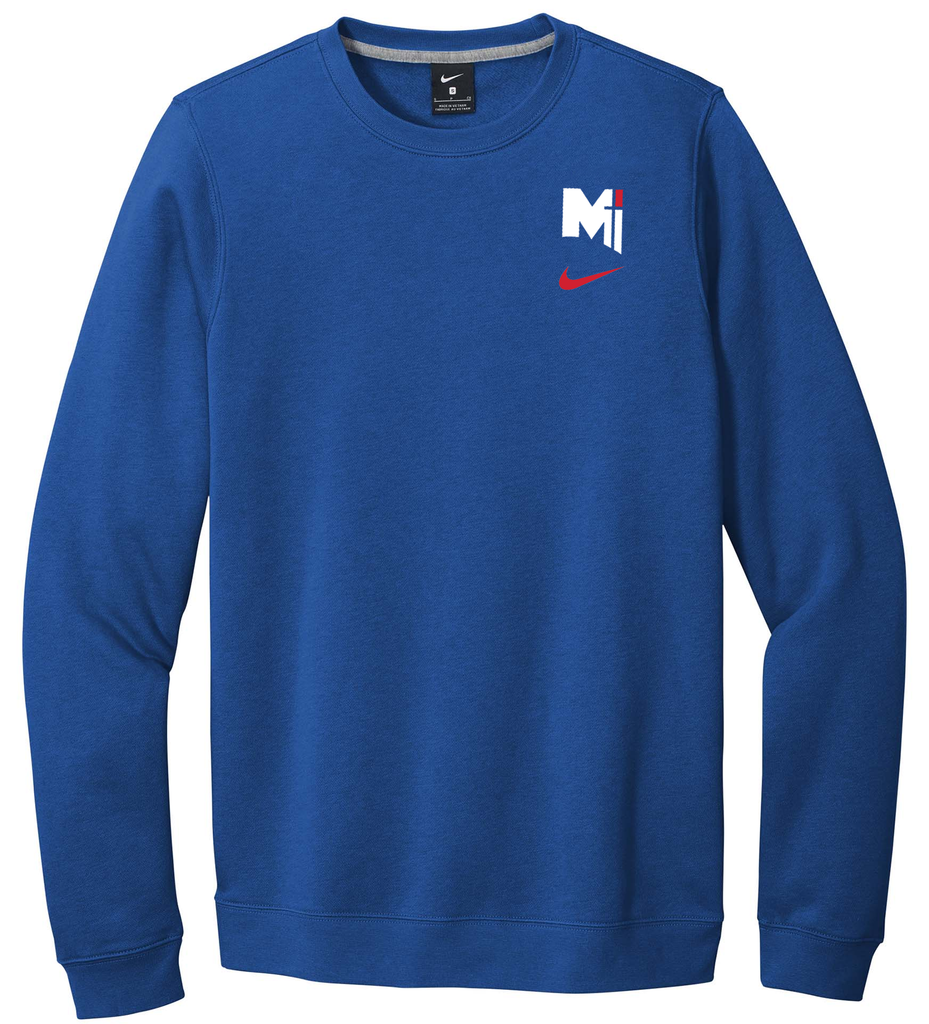 Crew - Club Fleece Royal & White