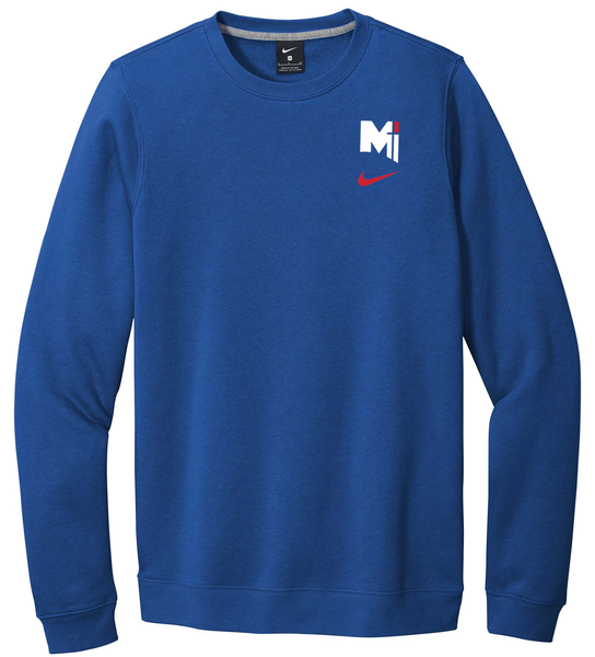 Crew - Club Fleece Royal & White