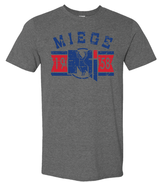 Tee - Miege Heritage Power M - Heather Grey