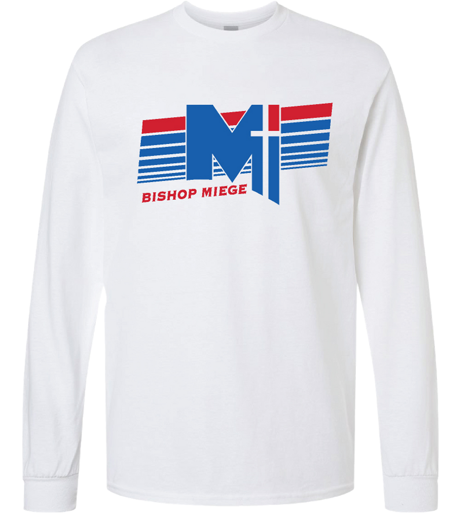 Tee Power M Stripes - L/S White