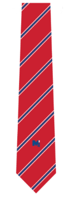 Uniform - Tie Double Striped, Small Logo