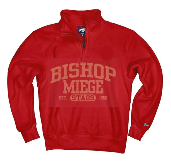 1/4 Zips - 2 Tone Red